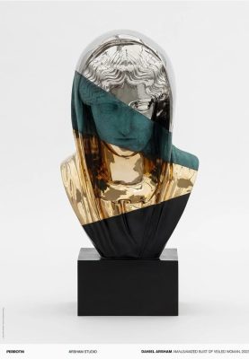Daniel Arsham - Amalgamaized Bust of Veiled Woman - 2023