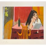 Chantal Joffe - Esme at the Kitchen Table - 2023
