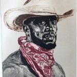 Otis Kwame Kye Quaicoe - Self Portrait Cowboy - 2023