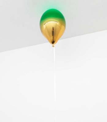 Jeppe Hein - Medium Green and Medium Orange Mirror Balloon  - 2023